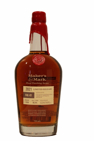 Maker's Mark Wood Finishing Series FAE-01 Limited Release Kentucky Straight Bourbon Whisky 2021