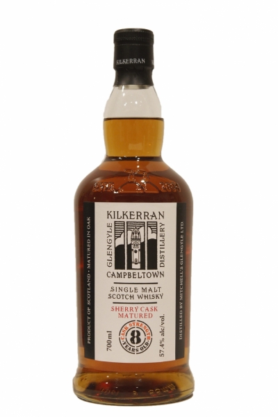 Kilkerran 8 Year Old Sherry Cask Matured Cask Strength