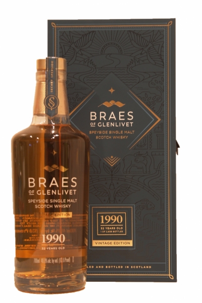 1990 Braes of Glenlivet 32 Years Old Vintage Edition Speyside Single Malt