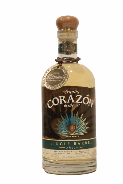 Corazon Anejo Single Barrel Blanton's Bourbon Casks Bottled for Oaks liquors